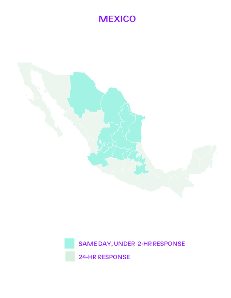 Vayan - Mexico locations map